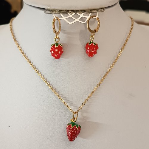 Parure fraise