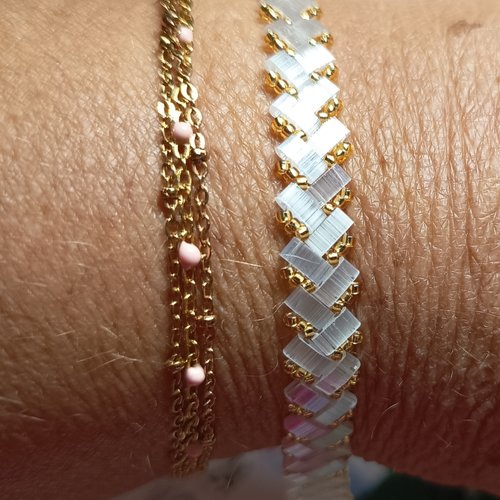 Bracelet chevron miyuki   a738