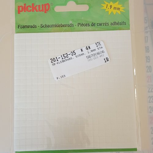 Plaques de carré de mousse adhésif pour cartes 3d