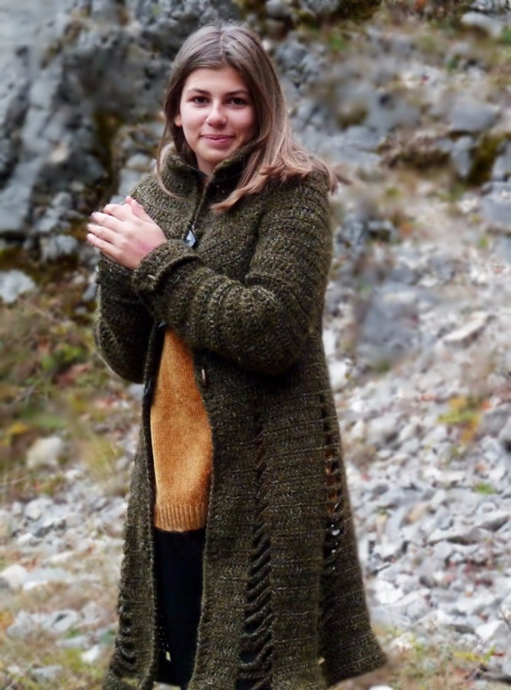 Patron crochet pour manteau femme à capuche open spaces Patron crochet pour manteau femme à capuche open spaces