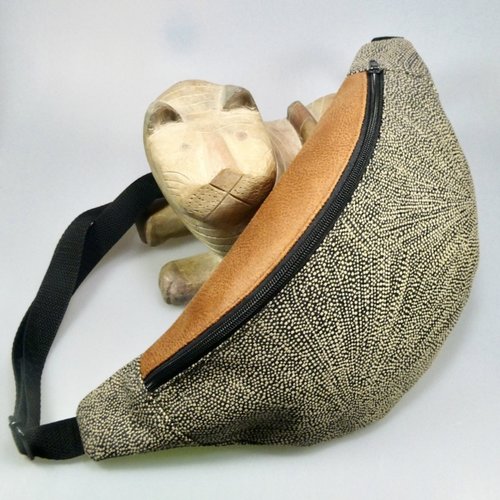 Sac banane marron