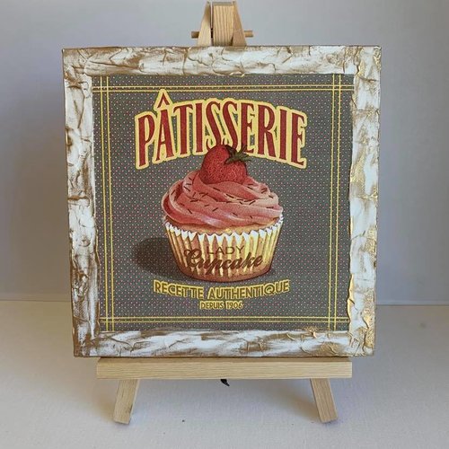 Tableau Gateau Patisserie Cuisine Retro Vintage Fete Des Meres Un Grand Marche