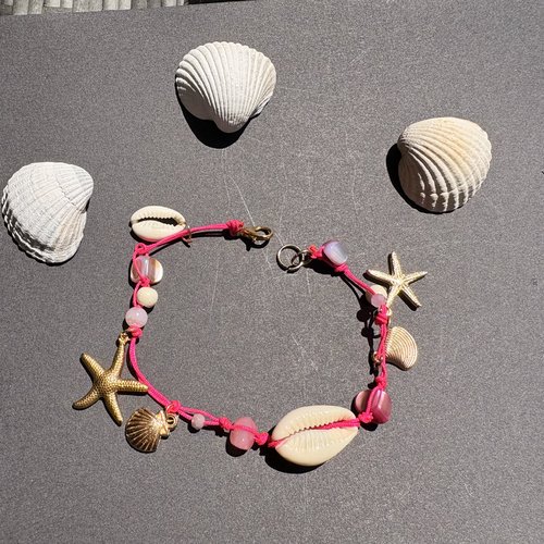 Bracelet de cheville avec charms