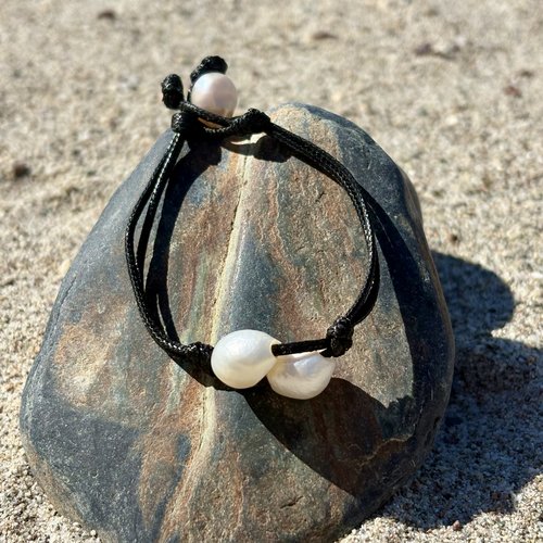 Bracelet 3 perles d’eau douce