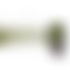Ruban d'abaca vert anis 7 cm de large