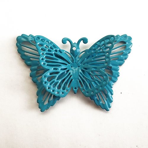 Magnet papillon bleu
