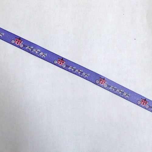 Ruban carrosse de conte de fées 1 cm x 1 m