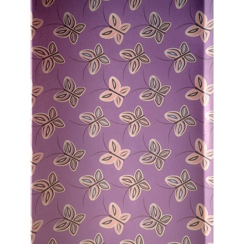 Papier de soie papillons violet 37,5 x 26 cm