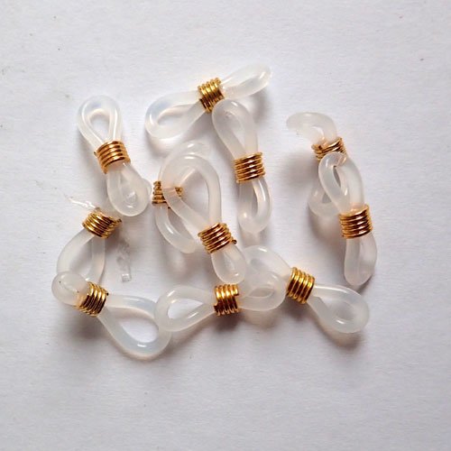 Attaches pour chaîne de lunette x 10