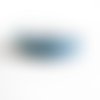 Ruban bleu clair côtelé laitonné 25 mm x 1m