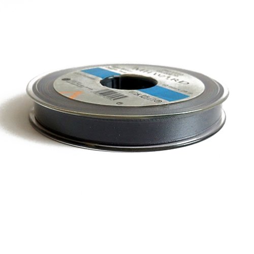 Ruban gris satin 10 mm x 1m