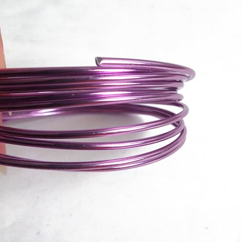 Fil aluminium violet 2mm x2m