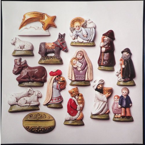 Moules figurines de crèche de noël
