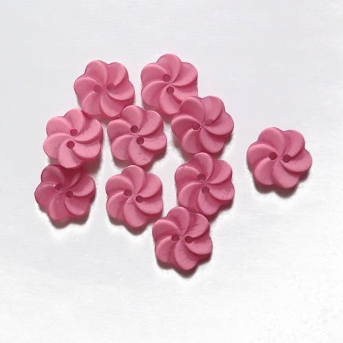 Boutons roses fleurs x 10