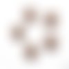 Boutons beige fantaisie x 5