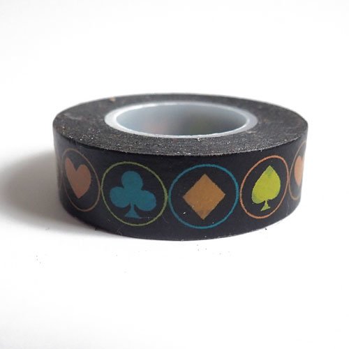 Masking tape jeu de carte 15 mm x 15 mètres