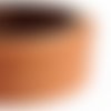 Masking tape jaune orange à pois blanc 15 mm x 6 m