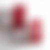 Masking tape fleurs rouges et petits pieds 15 mm x 3 mètres