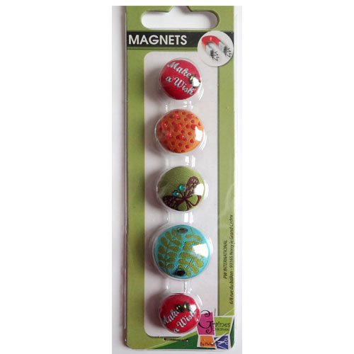Magnets nature et papillon x 5