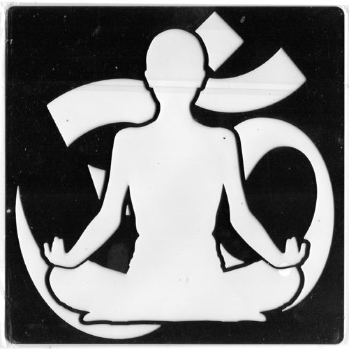 Plaque de découpe en acier yoga