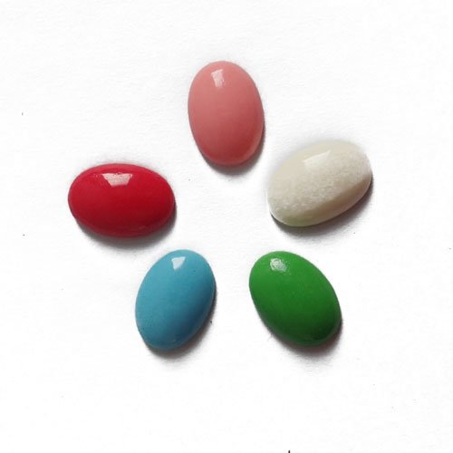 Cabochons ovales x 100