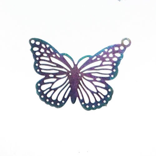 Estampe multicolore papillon