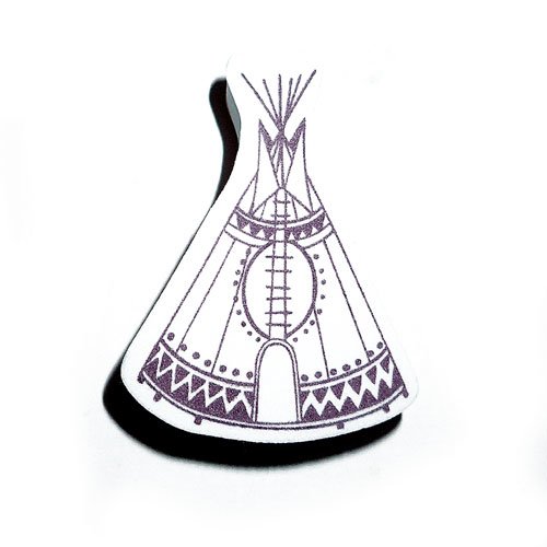 Tampon mousse tipi amérindien