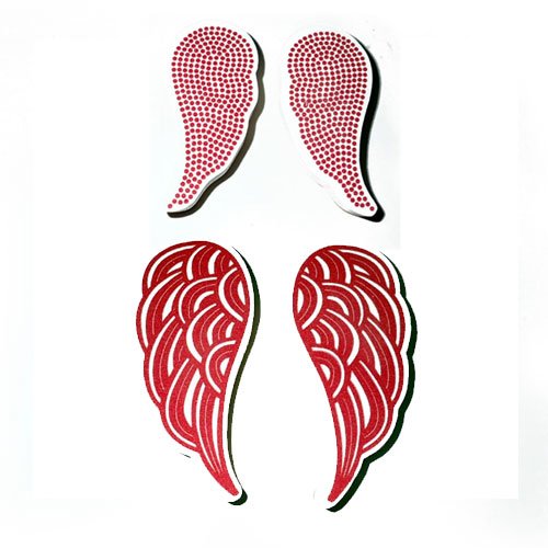 Tampons ailes d'anges x4