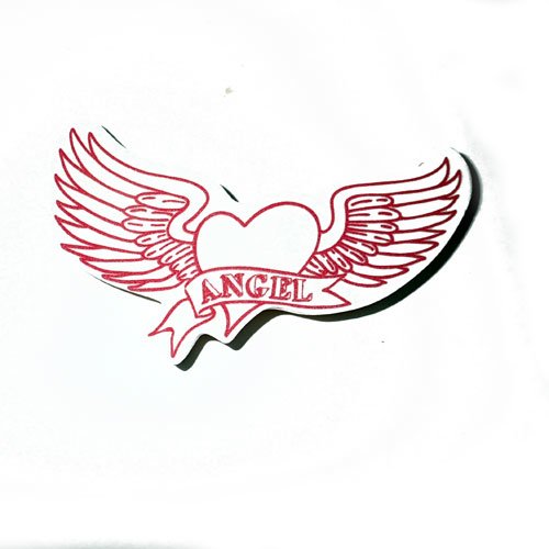 Tampon ailes d'ange et coeur angel