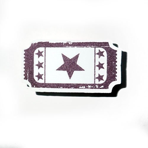 Tampon étiquette étoiles
