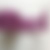Ruban d'abaca violet 7 cm de large 