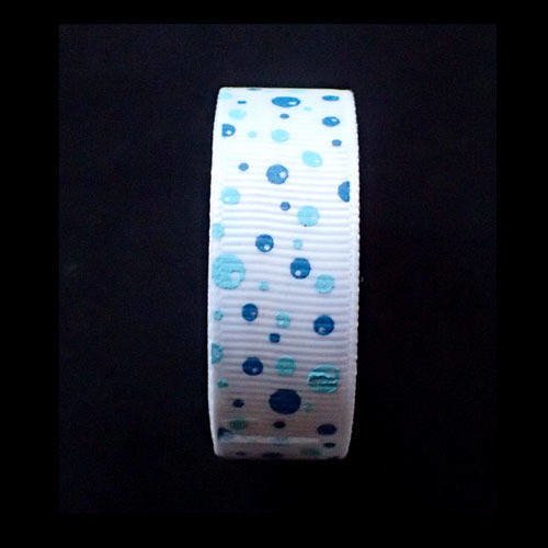 1 masking tape tissu pois bleus 1,5 cm x 1m