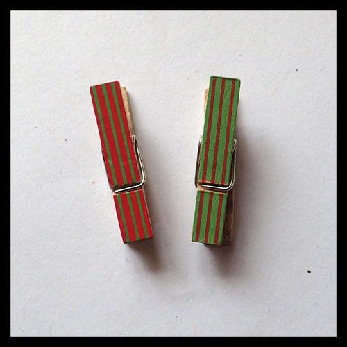 Mini pinces à linge 3,5 cm magnétiques 