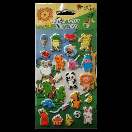 Stickers 3d animaux, insectes etc. 
