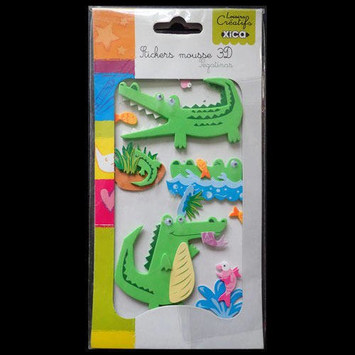 Stickers crocodiles et poissons 