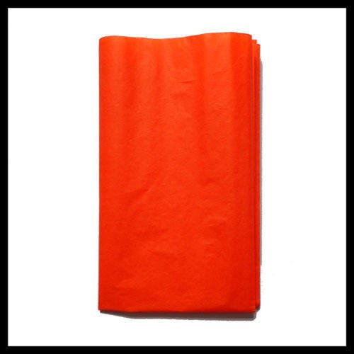 Papier de soie orange 50 x 75 cm