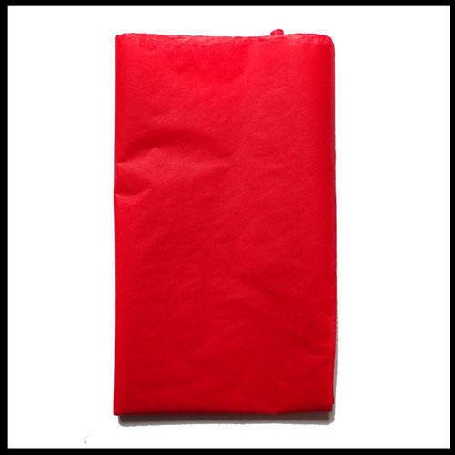 Papier de soie rouge 50 x 75 cm