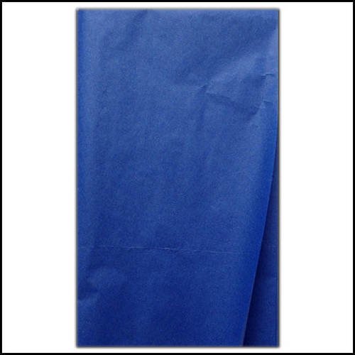 Papier de soie bleu 50 x 75 cm