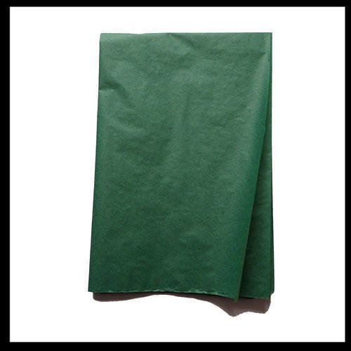 Papier de soie vert 50 x 75 cm