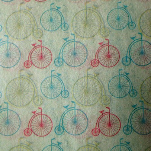 Papier de soie bicyclette 40 x 60 cm