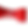 Ruban d'abaca rouge 7,5 cm de large 