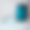 Fil de coton turquoise 0,7 mm x 1m