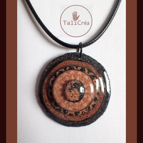Collier ronds superposés en sable