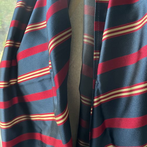 Grand foulard chèche, foulard homme, 100 % soie épaisse, bleu marine rouge et blanc