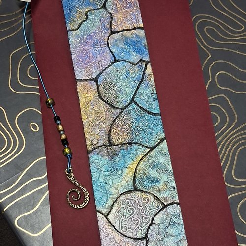 Marque-page en cuir "influence"