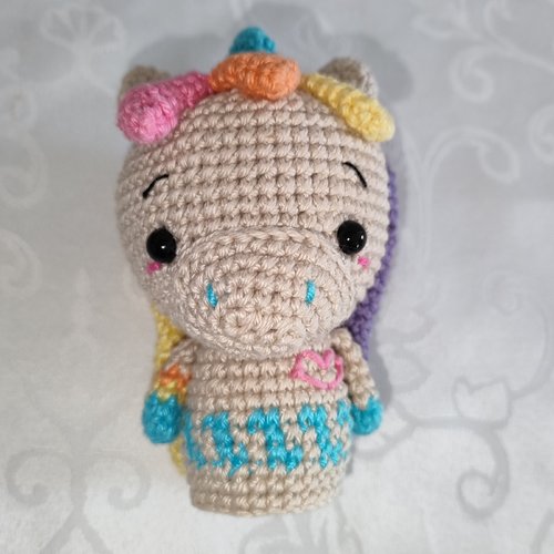 Licorne au crochet