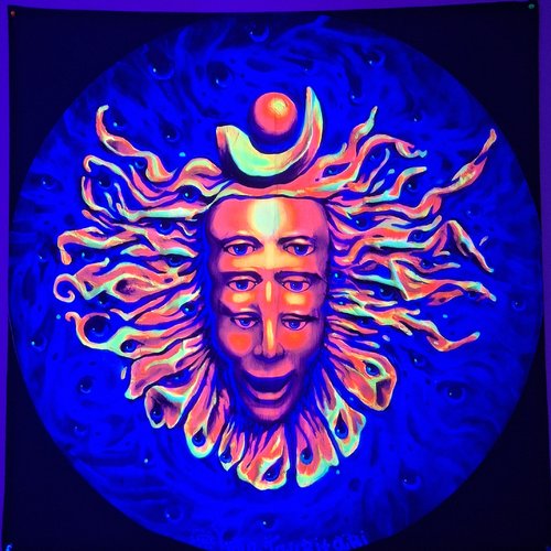 Tenture masque shpongle