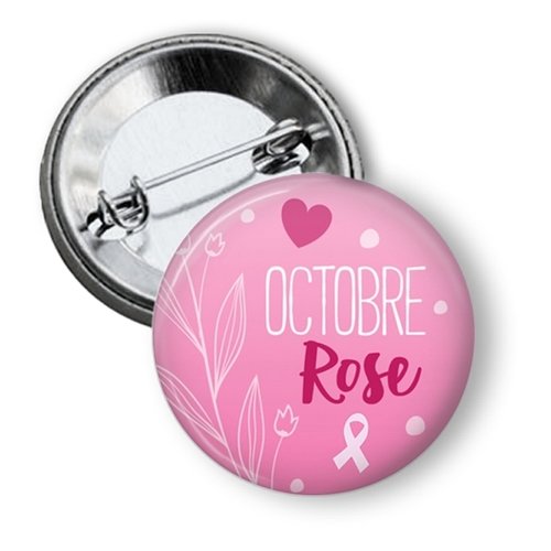 Badge octobre rose 3 tailles
