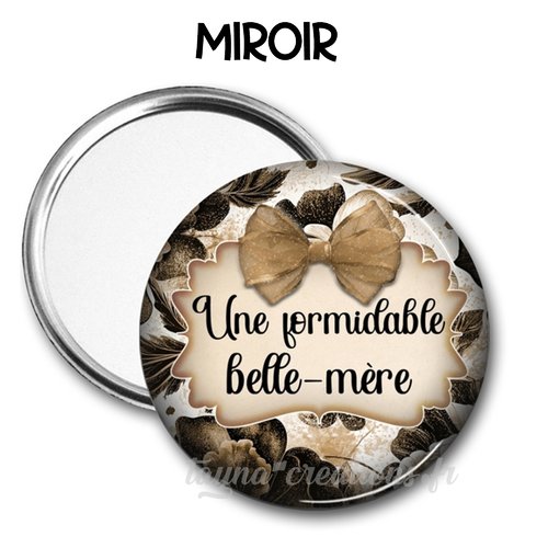 Miroir de poche – formidable belle mère, deux tailles disponibles