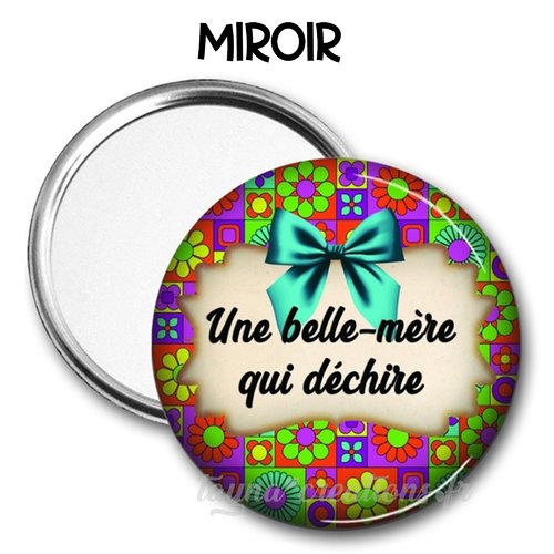 Miroir de poche – une belle mère qui déchire, deux tailles disponibles
